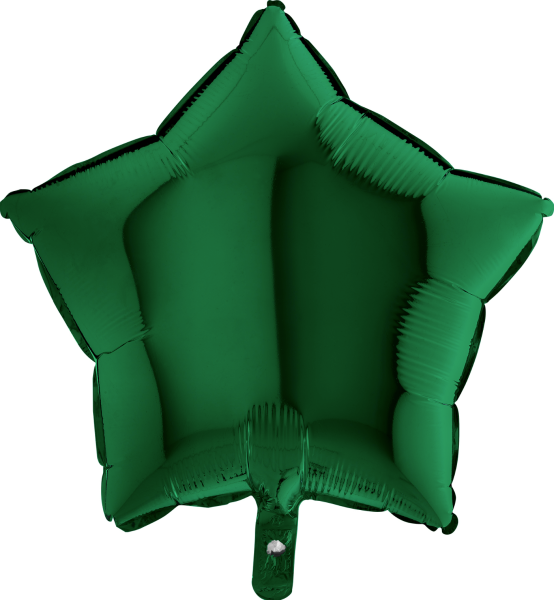 Folienballon - Stern Grün - ø 45cm